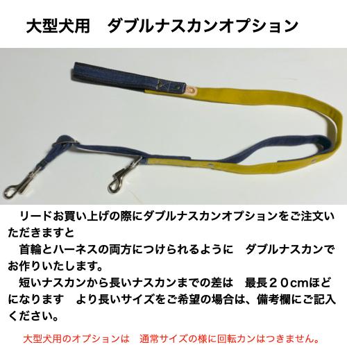 首輪 大型犬 Lサイズ ダブルDカン ダブルリング 【 ロリポップウェーブ