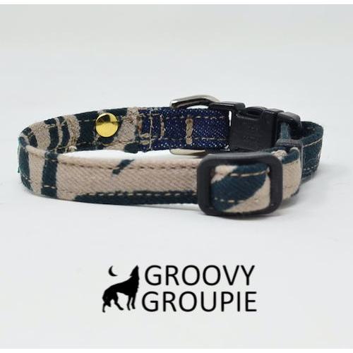 【即決OK値下不可】ゴヤール　犬リード、首輪、ブラック 首輪 超小型犬 やわらか【 XXS15cm から 1キロ以下 対応