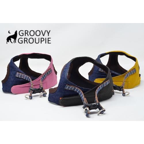 ツイル＆デニム 【大きめ小型犬用Mサイズ】 ソフトベスト型 ボディ