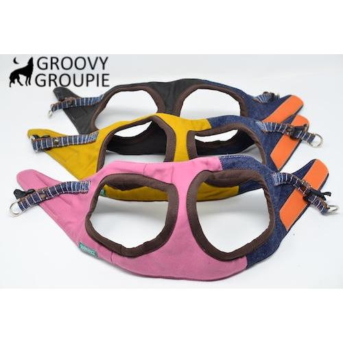 ツイル＆デニム 【大きめ小型犬用Mサイズ】 ソフトベスト型 ボディ