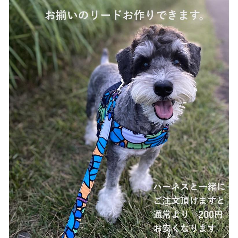ヒッコリー&デニム クイックハーネス【小型犬用Sサイズ】 柔らか