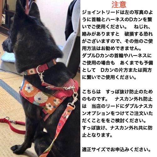 すっぽ抜け防止 首輪とハーネスとリードをまとめる ツイルのジョイントリード レバーナスカン使用 Sサイズ 小型犬用とmサイズ 中 大型犬用 Jl 3 Groovygroupie With Dog 通販 Yahoo ショッピング