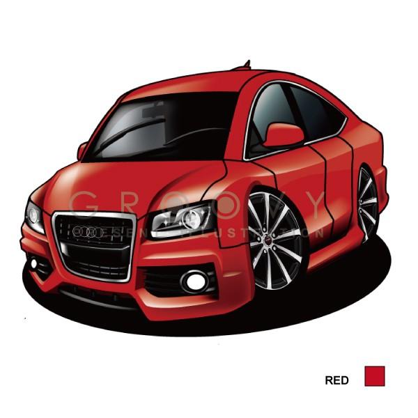 車好き プレゼント アウディ A5 車 イラスト 版高級フレーム グルービー Audi Audi ステッカーも追加ok パーツ グッズ アクセサリー Aud A5 車イラストの専門店 Groovy 通販 Yahoo ショッピング
