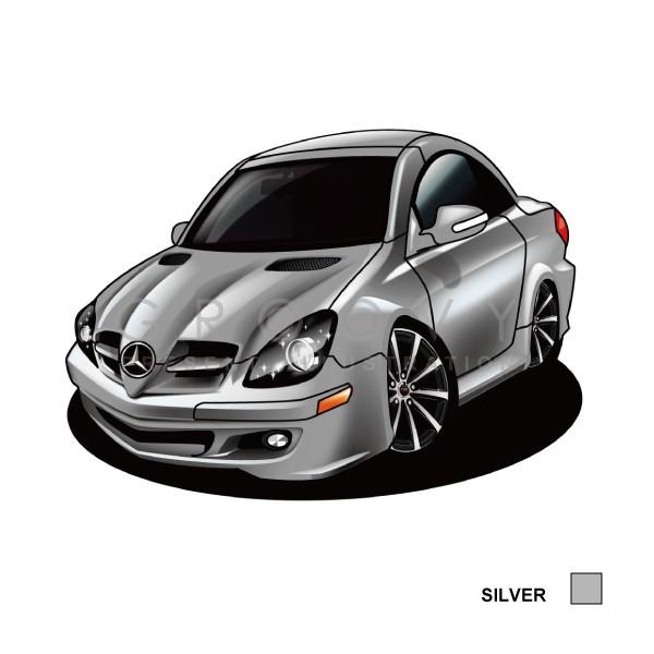 車好き プレゼント メルセデス ベンツ Slk 車 イラスト 版 グルービー アート パーツ オーナー グッズ ギフト アクセサリー Ben Slk black Care Design ヤフー店 通販 Yahoo ショッピング
