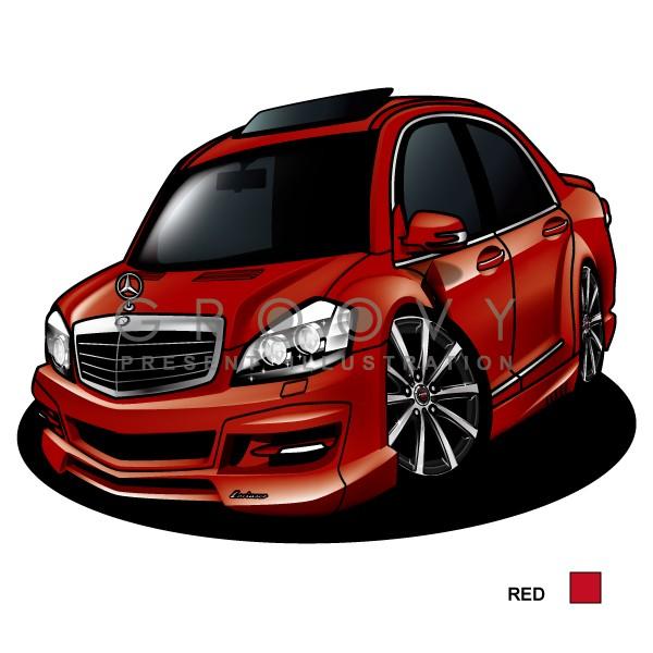 車好き プレゼント メルセデス ベンツ S Class W221 車 イラスト 2l版 グルービー Mercedes Benz Sクラス ステッカーも追加ok パーツ グッズ アクセサリー Ben Sw221 2l 車イラストの専門店 Groovy 通販 Yahoo ショッピング