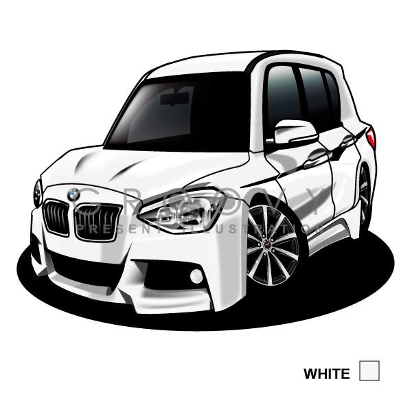 車好き プレゼント BMW 1シリーズ 116i Msport 車 ポスター カレンダー 2024 年 グルービー Mスポーツ アート パーツ オーナー グッズ ギフト アクセサリー｜groovys｜05