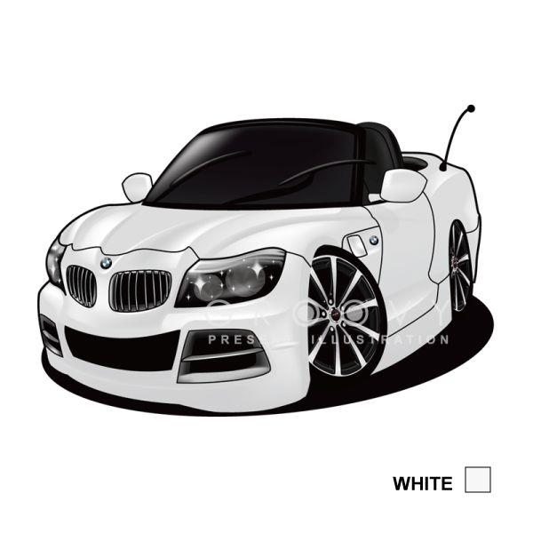 車好き プレゼント Bmw Z4 E 車 イラスト 版フレーム グルービー ステッカーも追加ok パーツ グッズ アクセサリー Bmw Z4 E b 車イラストの専門店 Groovy 通販 Yahoo ショッピング