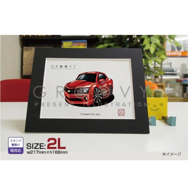 車好き プレゼント シボレー カマロ 車 イラスト 2L版 グルービー