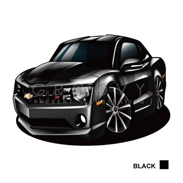 車好き プレゼント シボレー カマロ 車 イラスト 2L版 グルービー