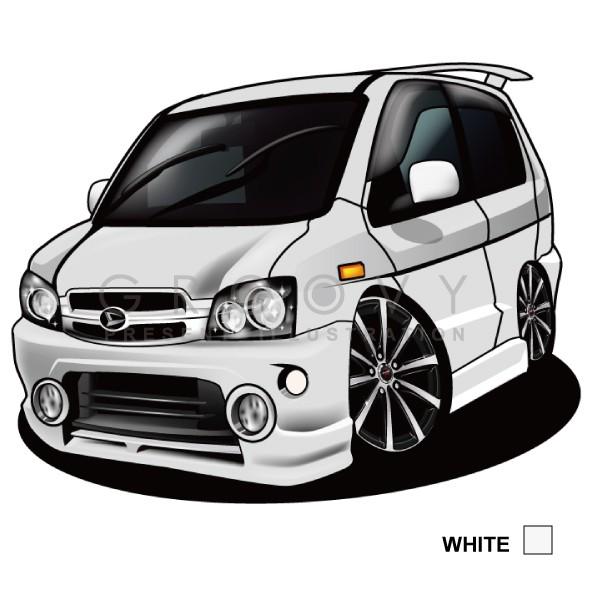 車好き プレゼント ダイハツ テリオス キッド 車 イラスト 2L版