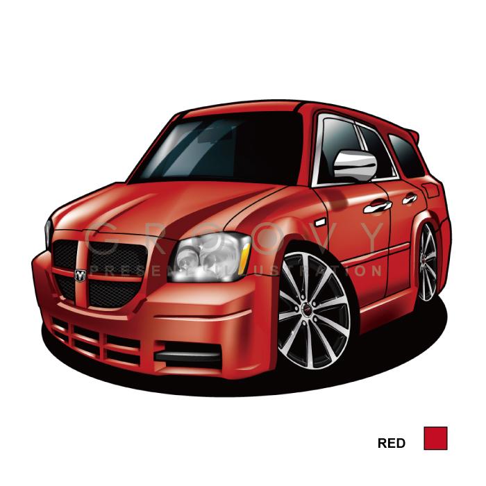 車好き プレゼント ダッジ マグナム SXT 車 ポスター カレンダー DODGE