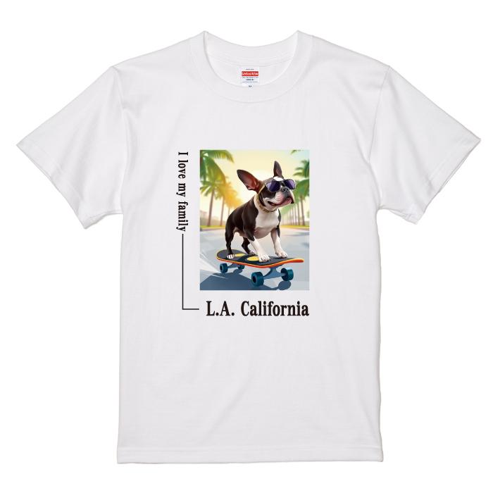 90s Hanes Boston Terrier ボストンテリア Tシャツ 犬 愛犬 Tシャツ 犬 ボストンテリア ブラック ホワイト スケボー 西海岸