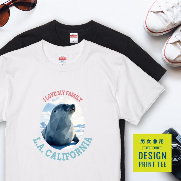 United Athle（ユナイテッドアスレ） アザラシ 動物 Tシャツ 半袖