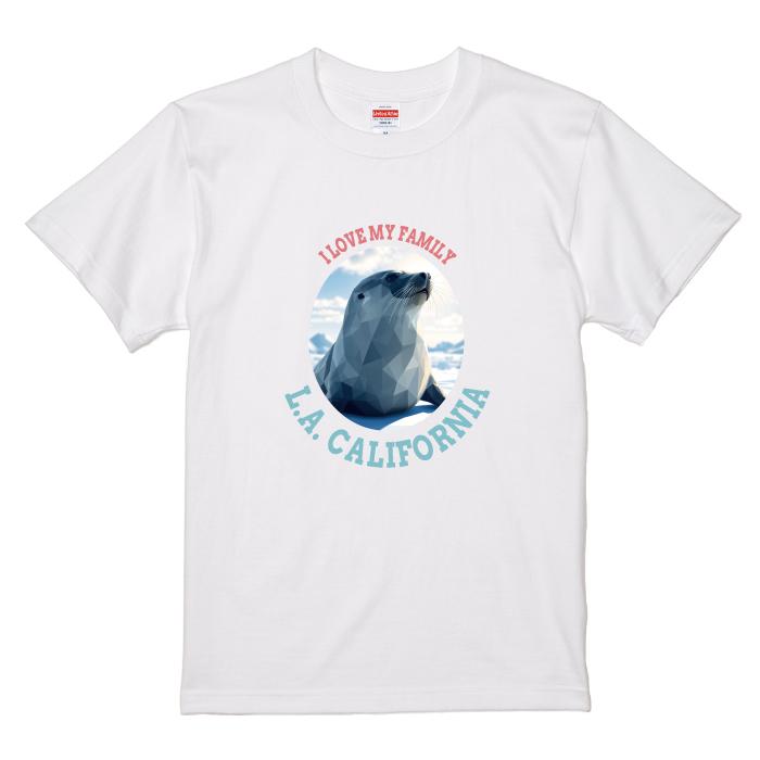 United Athle（ユナイテッドアスレ） アザラシ 動物 Tシャツ 半袖