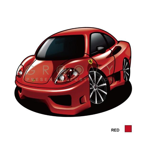 フェラーリ 360モデナ 車 イラスト 版高級フレーム グルービー Ferrari Ferrari 360modena ステッカーも追加ok パーツ グッズ アクセサリー Fer 360modena 車イラストの専門店 Groovy 通販 Yahoo ショッピング