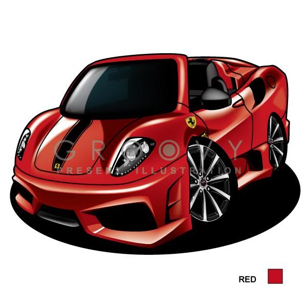 フェラーリ スクーデリア スパイダー16m 車 イラスト 2l版 グルービー Ferrari Scuderia Spider ステッカーも追加ok パーツ グッズ アクセサリー Fer Scuderiaspider16m 2l 車イラストの専門店 Groovy 通販 Yahoo ショッピング