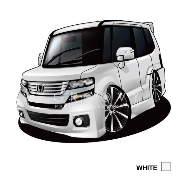 即購入OK　フロントグリル　HONDA N-BOX イラストデザイン グレー 即購入OK フロントグリル HONDA N-BOX イラストデザイン グレー