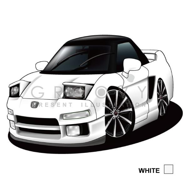 車好き プレゼント ホンダ NSX 車 イラスト A4版高級フレーム