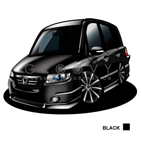 車好き プレゼント ホンダ オデッセイ RB1-2 車 イラスト A4版
