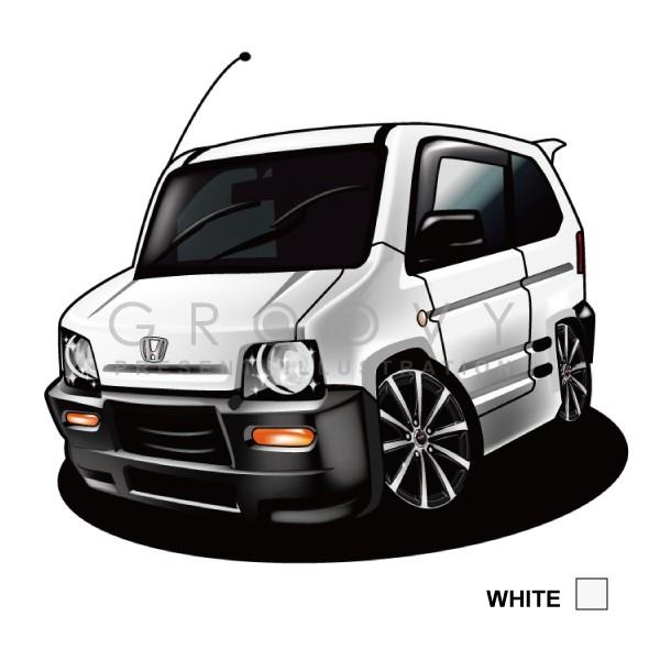 車好き プレゼント ホンダ Z 車 イラスト 2L版 グルービー honda