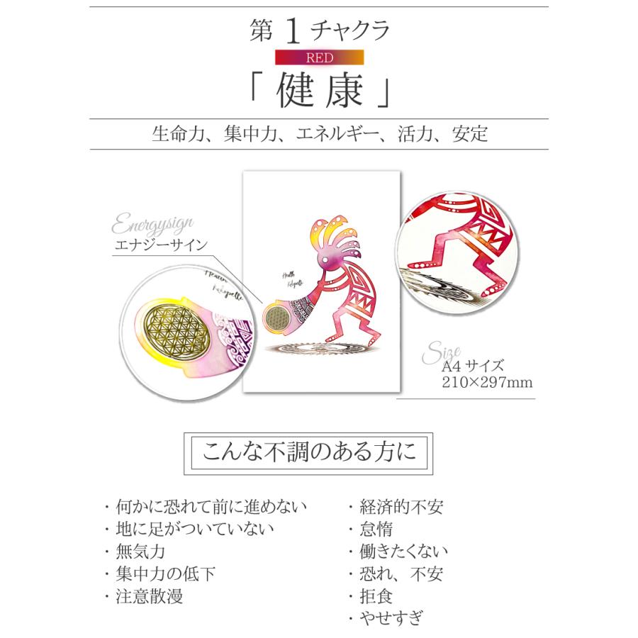 ココペリ チャクラ アート 勇気 お守り 開運 幸運 金運 恋愛 運気 アップ イラスト かわいい 人形 起業 仕事 成功 本物 正規品 グッズ ポスター おしゃれ 風水 Koko 7arts3 Care Design ヤフー店 通販 Yahoo ショッピング