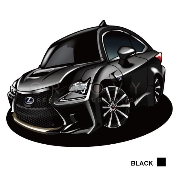 車好き プレゼント レクサス RC F 車 イラスト A4版 グルービー LEXUS