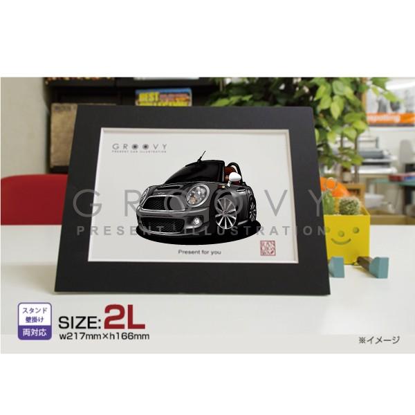 車好き プレゼント ミニ クーパー コンバーチブル R57 車 イラスト 2L