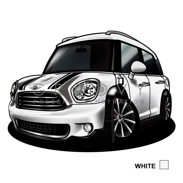 車好き プレゼント ミニ クロスオーバー クーパー 車 イラスト 2l版 グルービー Mini Crossover Cooper ステッカーも追加ok パーツ グッズ アクセサリー Min Crossovercooper 2l 車イラストの専門店 Groovy 通販 Yahoo ショッピング