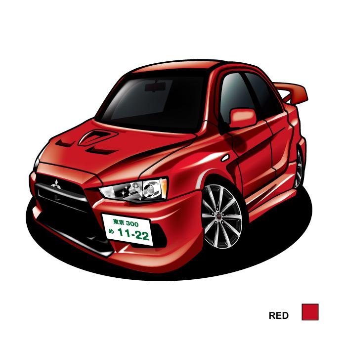 車好き プレゼント 三菱 ランサー エボリューション 10 ver.2 車