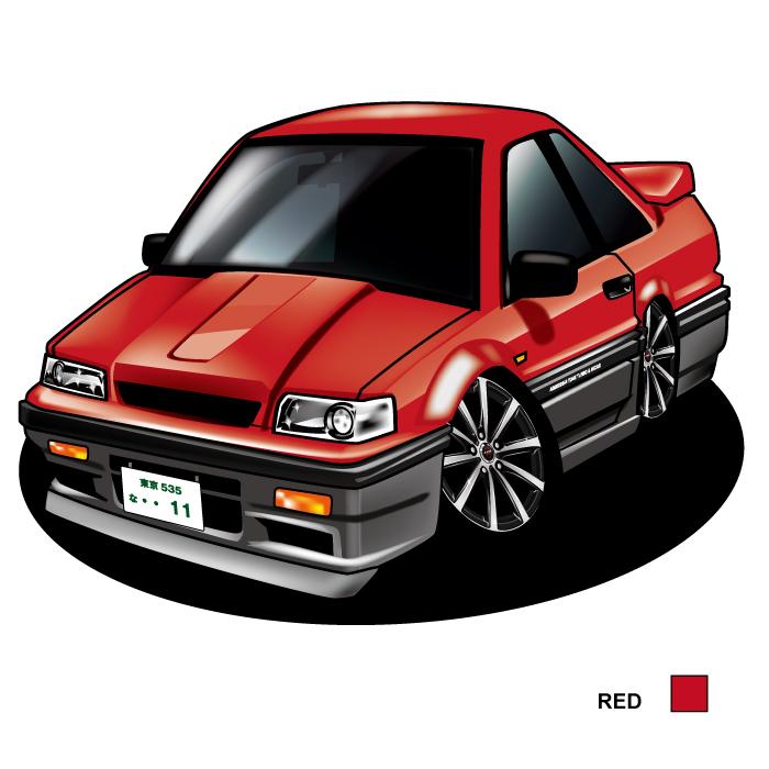 車好き プレゼント 日産 スカイライン R31 車 イラスト A4版高級