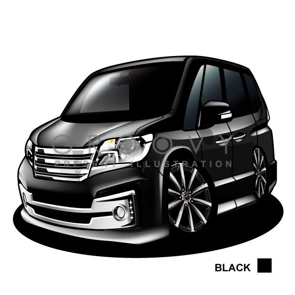 車好き プレゼント 日産 セレナ ライダー c26 前期 車 イラスト