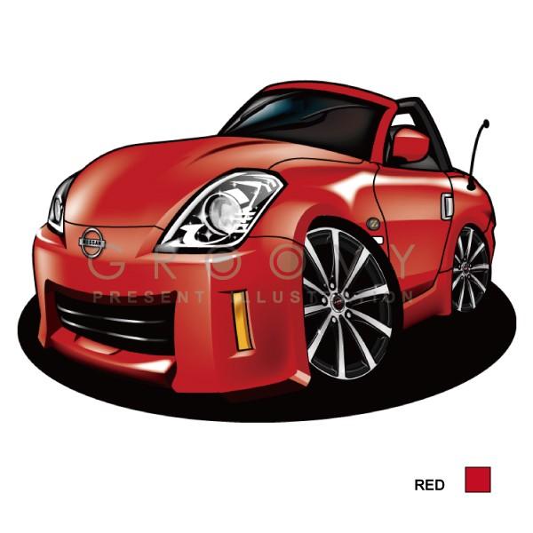 雑誌ヤングオート中折イラスト 日産フェアレディZ30ワークス手描き原画