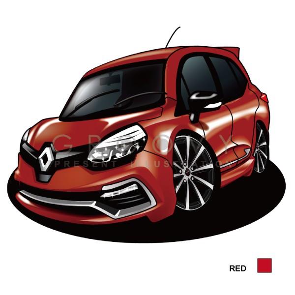 車好き プレゼント ルノー ルーテシア 車 ポスター カレンダー 2026 年