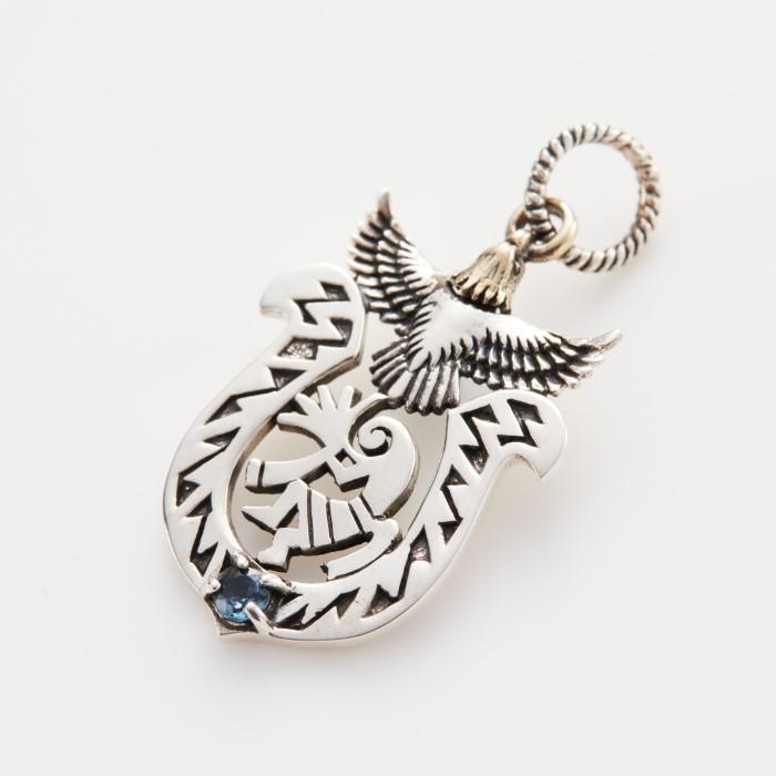 シルバー 925 ネックレス ペンダント トップ ヘッド ココペリ イーグル