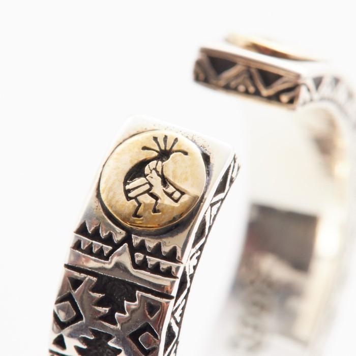 シルバー 925 リング 指輪 ココペリトライバル 模様 お守り 開運 金運