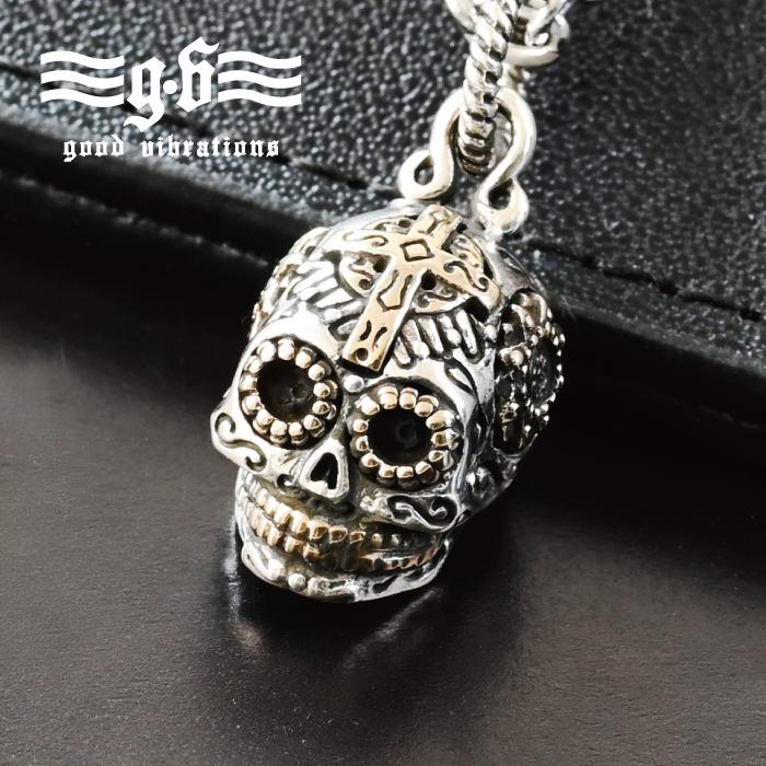 シルバー 925 ネックレス ペンダント トップ ヘッド スカル がいこつ