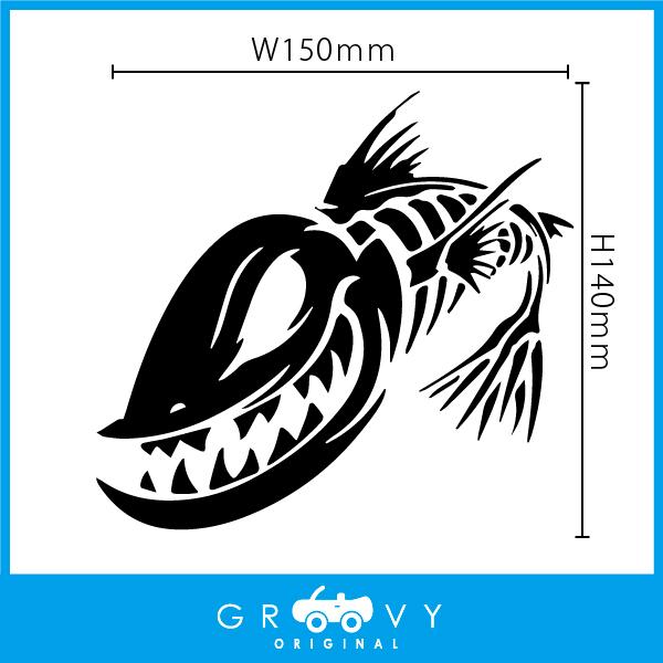 かっこいい 魚 釣り ステッカー ボーンフィッシュ バス 釣り ルアー リール ロッド ライン シール Sticker 093 Care Design ヤフー店 通販 Yahoo ショッピング