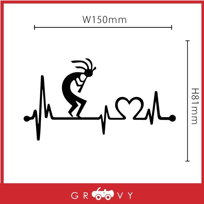 ココペリ 開運 金運 恋愛運 ステッカー お守り グッズ ハート お守り かわいい おしゃれ カッコイイ 車 ブランド アウトドア シール おもしろ Sticker 1218 Care Design ヤフー店 通販 Yahoo ショッピング