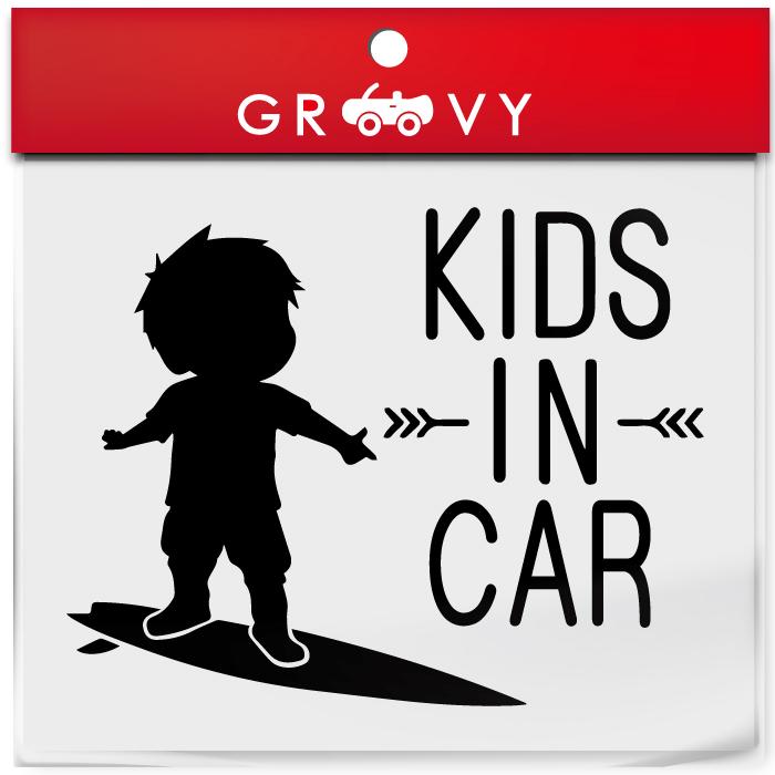 キッズ イン カー 車 ステッカー サーフィン サーファー 子供 乗ってます 可愛い 人気 Kids In Car ベビーインカー かわいい おしゃれ ブランド シール グッズ Sticker 14 Care Design ヤフー店 通販 Yahoo ショッピング