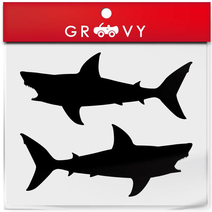 サメ ホホジロザメ かっこいい ステッカー 左右 セット ダイビング サーフィン 海 車 シール デカール アクセサリー ブランド グッズ 雑貨 おもしろ おしゃれ Sticker 1472 Care Design ヤフー店 通販 Yahoo ショッピング