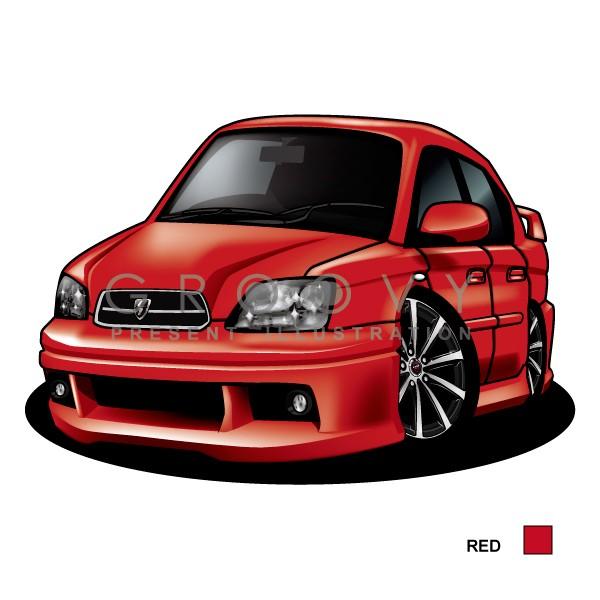 車好き プレゼント スバル レガシィ B4 3代目 車 ポスター カレンダー