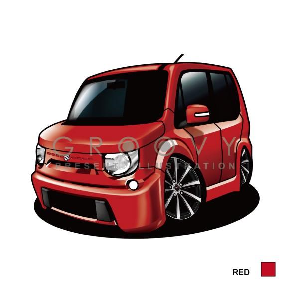 車好き プレゼント スズキ MRワゴン 車 ポスター カレンダー 2024 年 グルービー SUZUKI MRwagon アート パーツ オーナー グッズ ギフト アクセサリー｜groovys｜04