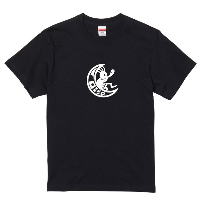 Tシャツ 半袖 月 三日月 ココペリ 開運 金運 恋愛運 メンズ レディース