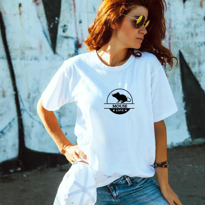 RNM LOGO CREW-NECK T /サイズM Tシャツ 半袖 ネズミ ねずみ ロゴ マーク 小動物 動物 園 メンズ