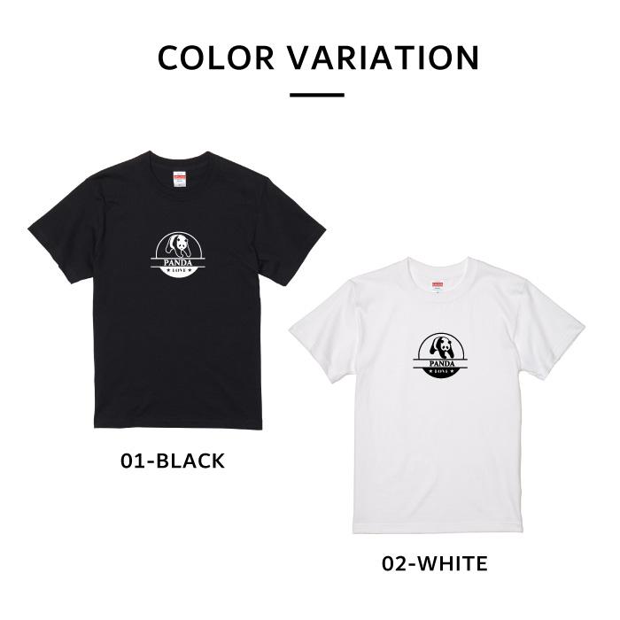 Tシャツ 半袖 パンダ ぱんだ ロゴ マーク 動物 園 メンズ レディース