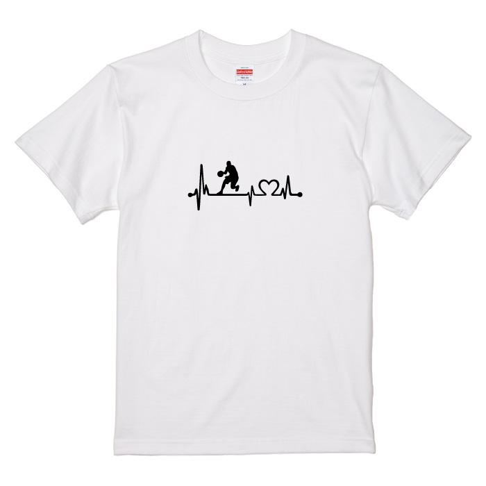 Tシャツ 半袖 バスケ バスケットボール NBA スポーツ 部活 ハート