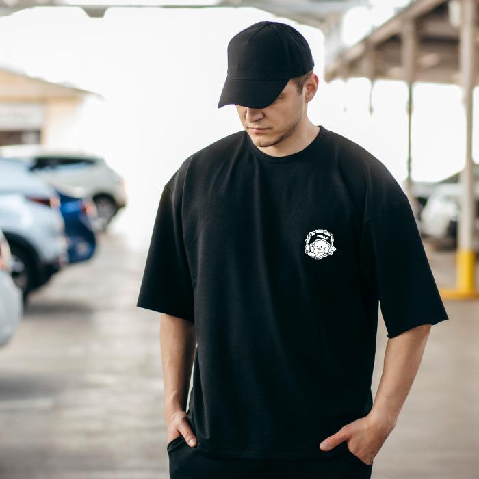 Tシャツ 半袖 トイプードル 犬 胸 こっそり のぞく メンズ レディース