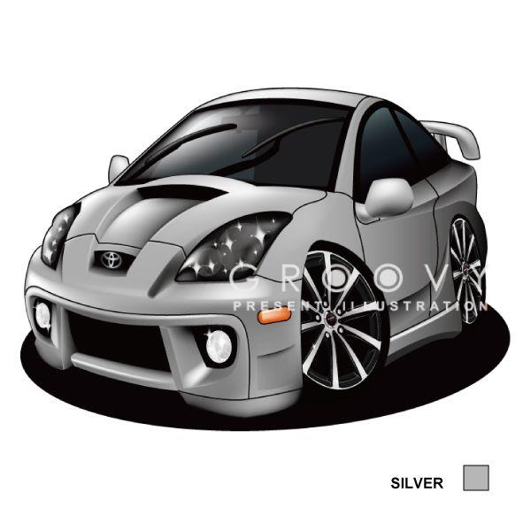 車好き プレゼント トヨタ セリカ T230 車 イラスト 2L版 グルービー