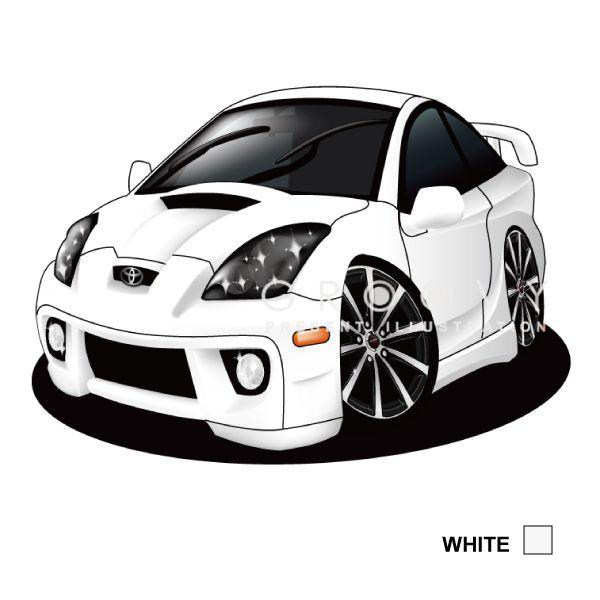 車好き プレゼント トヨタ セリカ T230 車 イラスト 2l版 グルービー Toyota Celica ステッカーも追加ok パーツ グッズ アクセサリー Toy Celica 2l 車イラストの専門店 Groovy 通販 Yahoo ショッピング