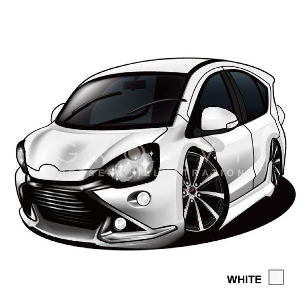 車好き プレゼント トヨタ アクア ジーズ 車 イラスト A4版高級フレーム グルービー TOYOTA aqua g's アート パーツ オーナー グッズ ギフト アクセサリー |  | 04